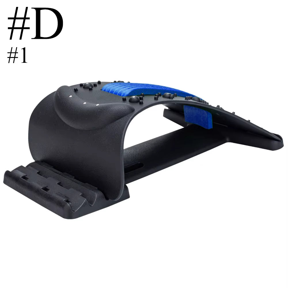 1 Piece Back Stretcher, Multi-Level Back Cracker, Upper & Lower Back Pain Relief Device for Herniated Disc, Sciatica, Scoliosis