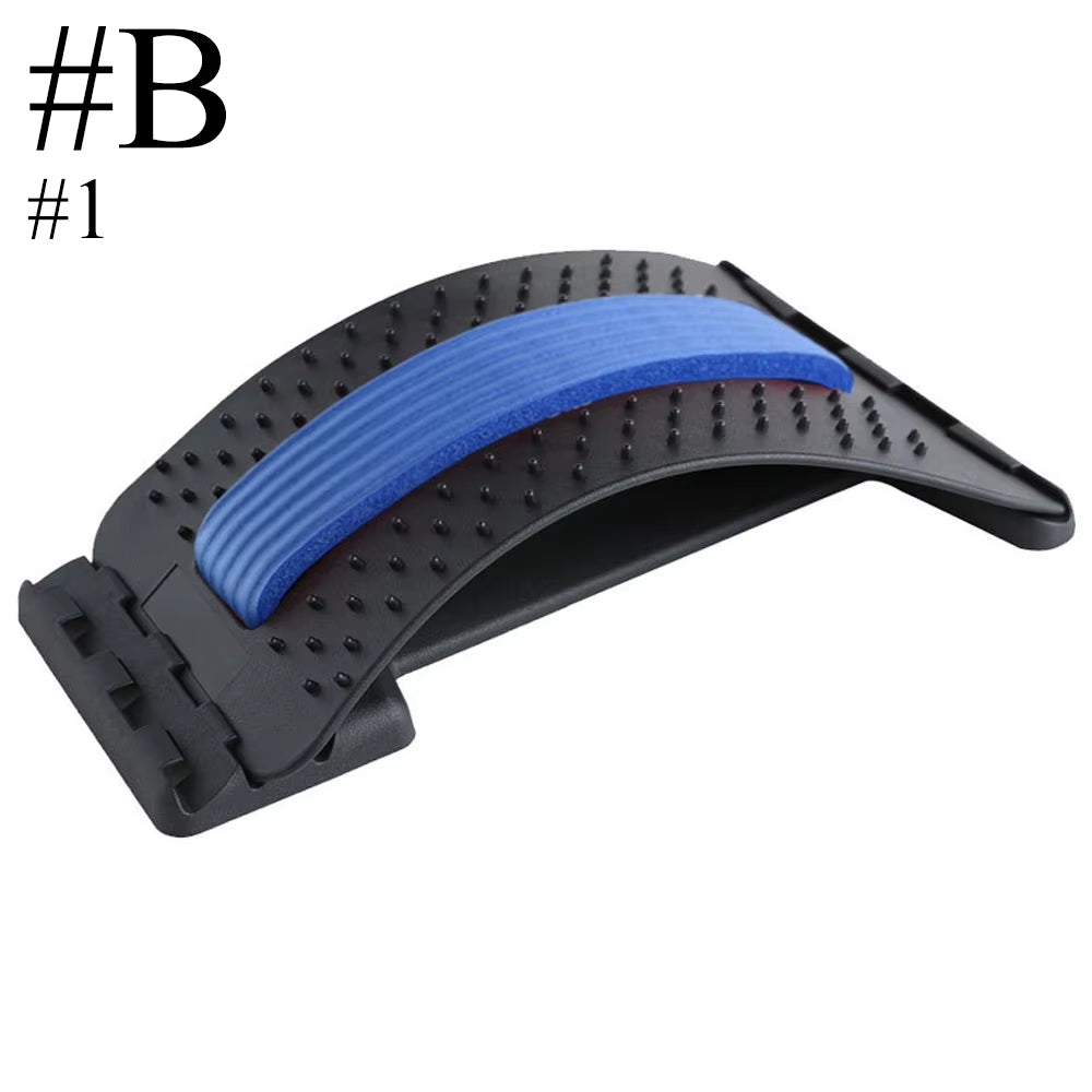 1 Piece Back Stretcher, Multi-Level Back Cracker, Upper & Lower Back Pain Relief Device for Herniated Disc, Sciatica, Scoliosis