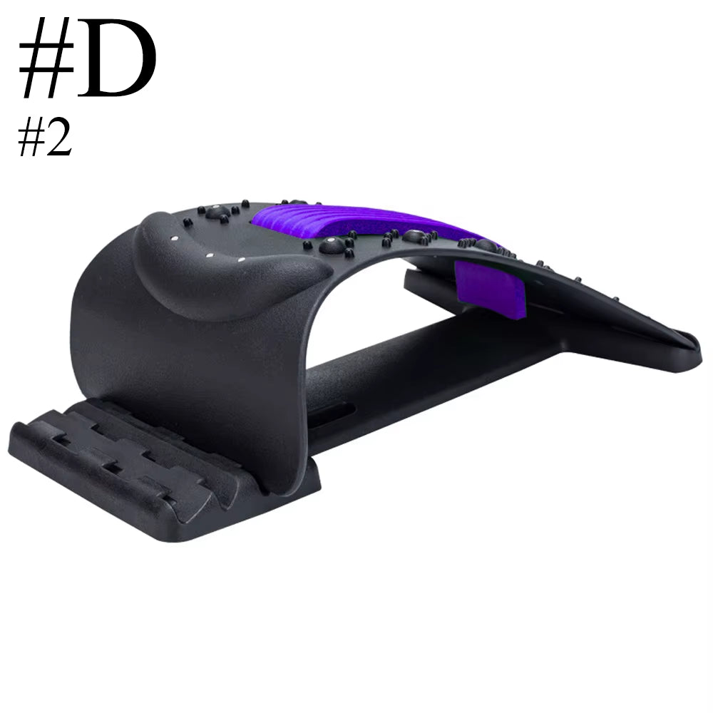 1 Piece Back Stretcher, Multi-Level Back Cracker, Upper & Lower Back Pain Relief Device for Herniated Disc, Sciatica, Scoliosis