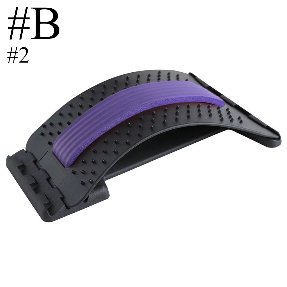 1 Piece Back Stretcher, Multi-Level Back Cracker, Upper & Lower Back Pain Relief Device for Herniated Disc, Sciatica, Scoliosis