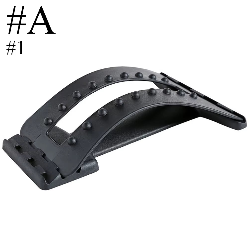 1 Piece Back Stretcher, Multi-Level Back Cracker, Upper & Lower Back Pain Relief Device for Herniated Disc, Sciatica, Scoliosis