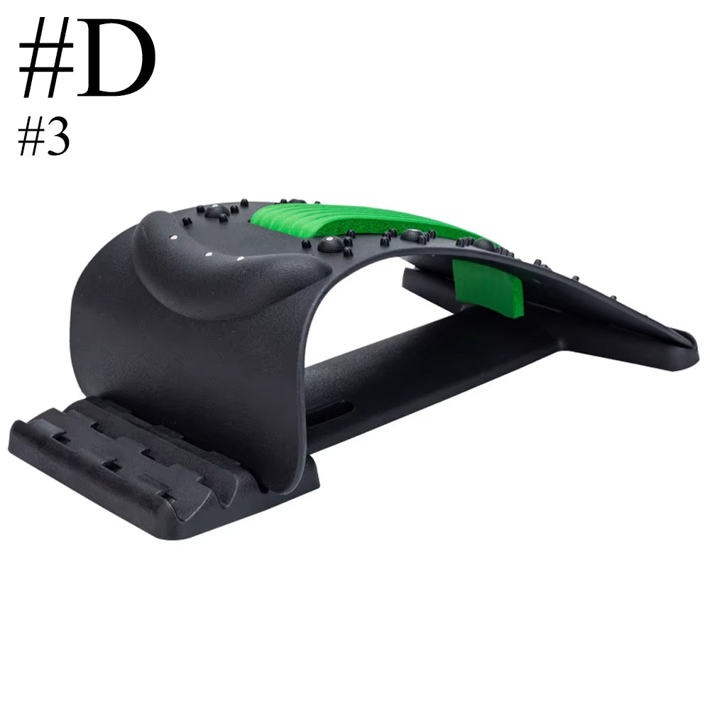 1 Piece Back Stretcher, Multi-Level Back Cracker, Upper & Lower Back Pain Relief Device for Herniated Disc, Sciatica, Scoliosis